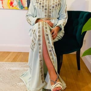 Caftan Vert Clair - Mazagan Couture